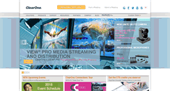 Desktop Screenshot of clearone.com